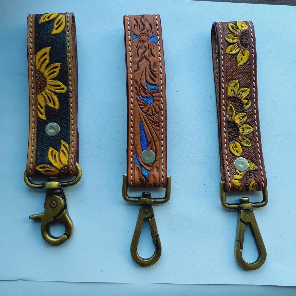 Easter Gift Leather Keychain
