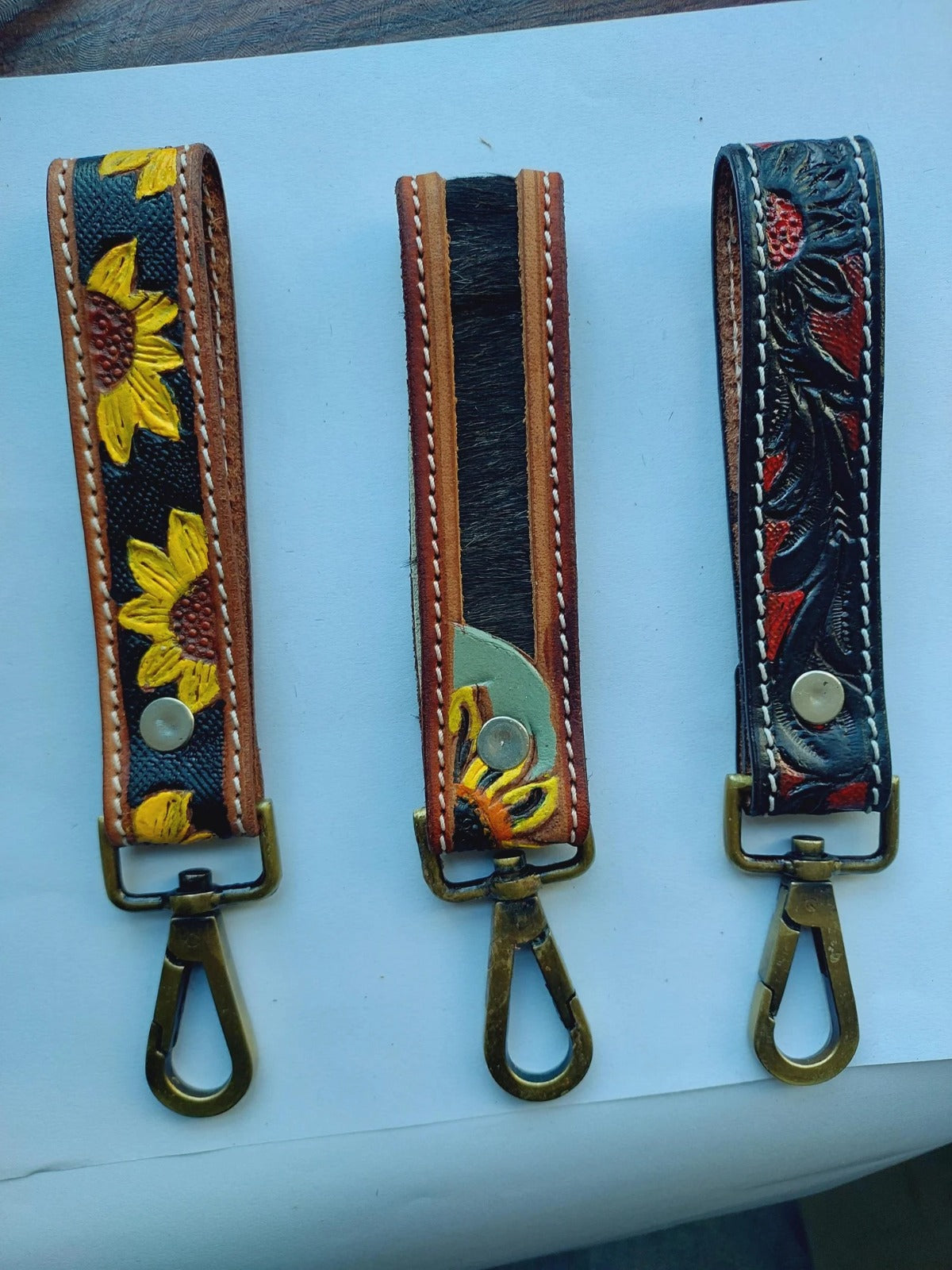 Western Leather Key Holder