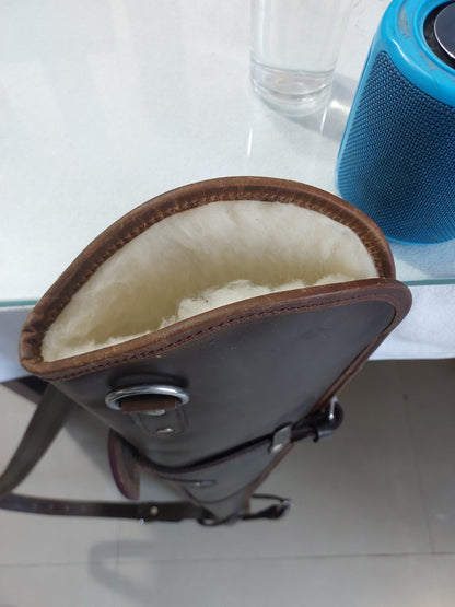 Western Rifle Scabbard, Leather Rifle Scabbard, Full Grain Leather Gun Case, Cowboy Rifle Holder, Lever Action Scabbard, 33 Inch Rifle Case, Saddle Gun Scabbard, Handmade Leather Scabbard, Rifle Case for Marlin Henry Winchester, Western Gun Accessories
