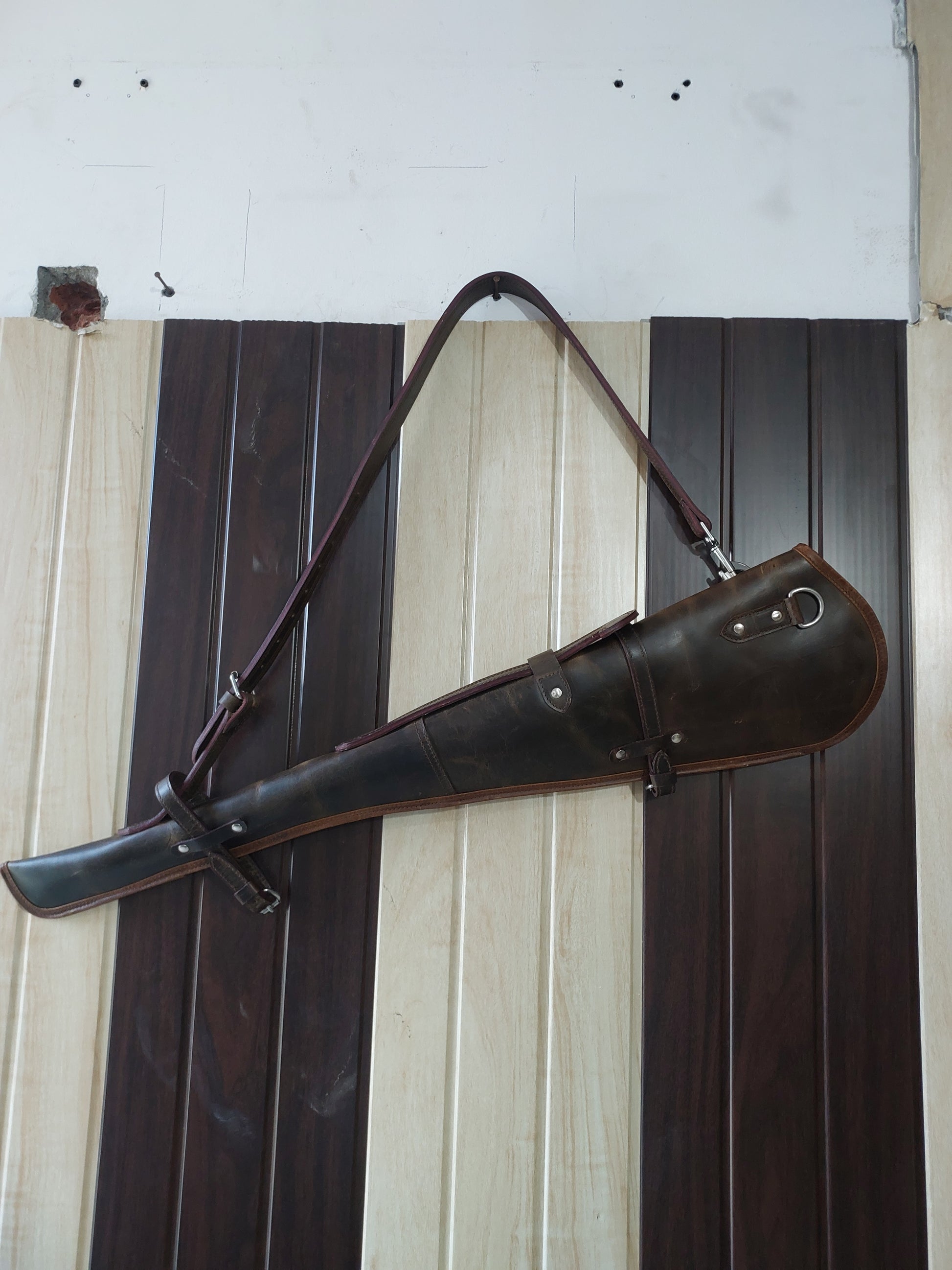 Close-up of Leather Grain and Stitching – Premium Western Craftsmanship