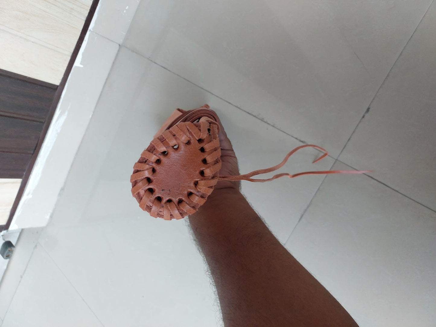 Mares Leg Leather Holster – 18" Handmade Western Gun Holster – Two-Tone Full Grain Leather – Fits Lever Action Pistols – Cowboy Style Saddle Scabbard