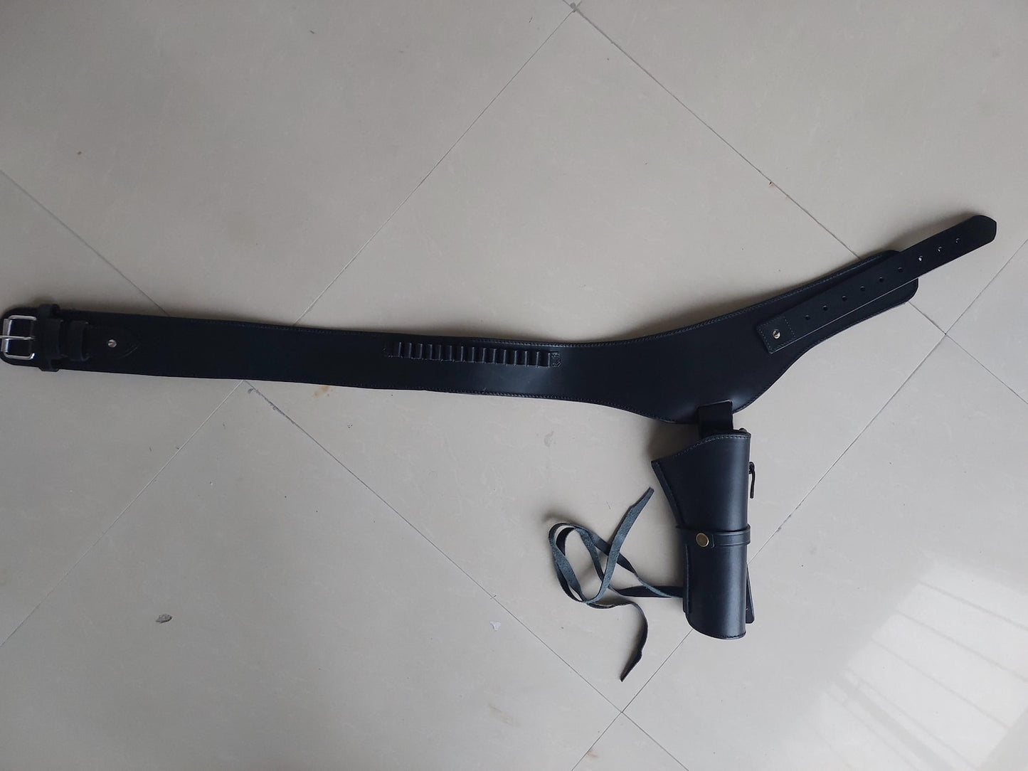 Handmade Western Leather Revolver Holster with Belt – Fits 3-5 to 8-9" Barrel – .22, .38/357, .44/45 Cal – Custom Cowboy Gun Rig