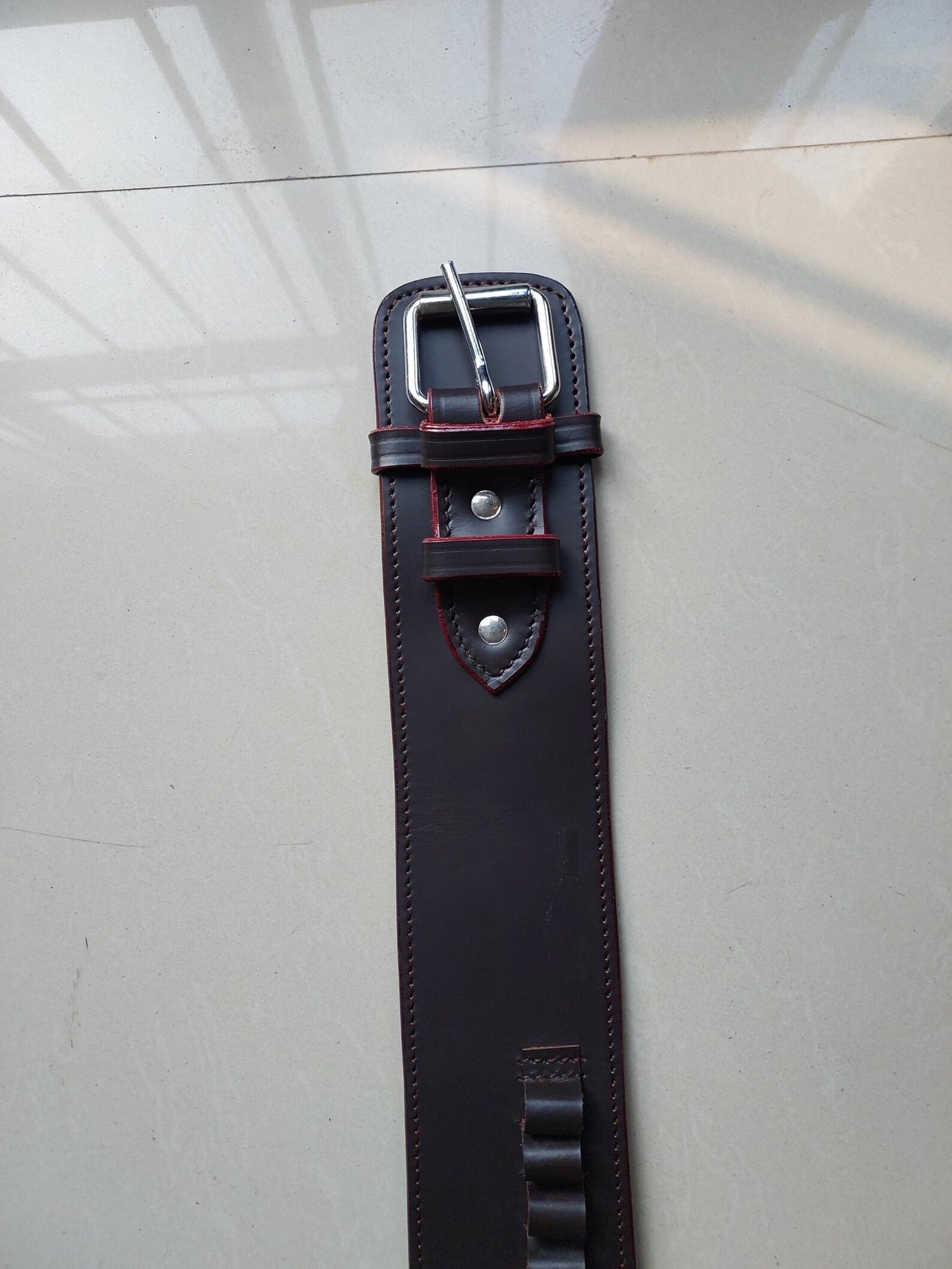 Western Gun Holster & Belt – Dual Color Handmade Leather – Fits 3.5" to 8.9" Revolver – .22 .38/357 .44/45 Cal – Cowboy Style