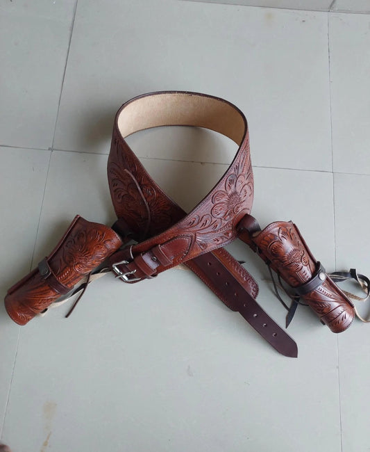 Revolver Dual holster Belt