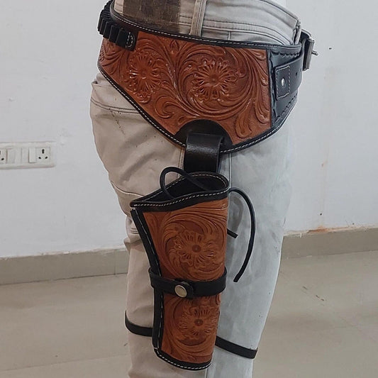 Western Gun Holster Belt